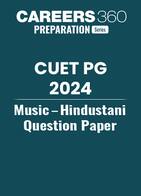 CUET PG Music - Hindustani Question Paper 2024