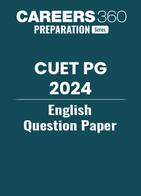 CUET PG English Question Paper 2024