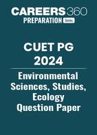 CUET PG Environmental Sciences Question Paper 2024