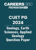 CUET PG Geology Question Paper 2024