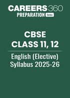 CBSE Class 11, 12 English (Elective) Syllabus 2025-26