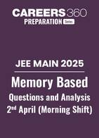 JEE Main 2025 Paper: Memory Based Questions and Analysis of 2nd April (Shift-1)