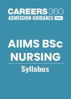 AIIMS Bsc Nursing 2025 Syllabus PDF: Download Ebook Subject-wise