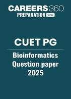 CUET PG Bioinformatics Question paper 2025
