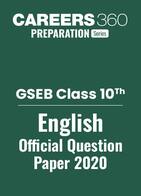 GSEB Class 10 English Question Paper 2020: Download PDF