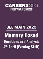 JEE Main 2025 Paper: Memory Based Questions and Analysis of 4th April (Shift-2)