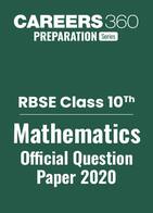 RBSE Class 10 Maths Question Paper 2020: Download PDF