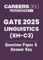 GATE 2025 Humanities & Social Science Lingustics (XH-C3) Question Paper and Answer Key