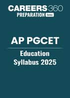 AP PGCET Education Syllabus 2025
