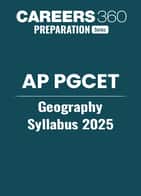 AP PGCET Geography Syllabus 2025