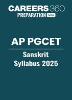 AP PGCET Sanskrit Syllabus 2025