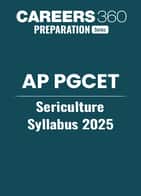 AP PGCET Sericulture Syllabus 2025