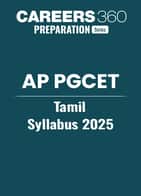 AP PGCET Tamil Syllabus 2025