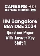IIM Bangalore BBA DBE 2024 Question Paper With Answer Key (Shift 1)