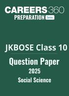 JKBOSE Class 10 Social Science Question Paper 2025