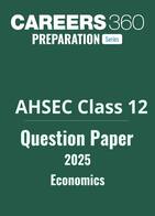 AHSEC Class 12 Economics Question Paper 2025