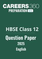 HBSE Class 12 English Question Paper 2025
