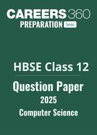 HBSE Class 12 Computer Science Question Paper 2025