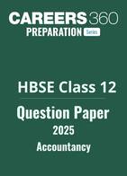 HBSE Class 12 Accountancy Question Paper 2025