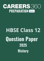 HBSE Class 12 History Question Paper 2025