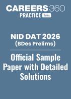 NID DAT BDes Prelims Official Sample Paper with Detailed Solutions