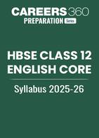 HBSE Class 12 English Core Syllabus 2025-26