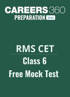 Rashtriya Military School CET Mock Test for Class 6 (Free PDF)