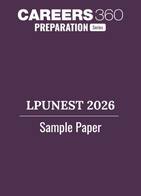 LPUNEST 2026 Sample Paper