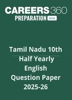 Tamil Nadu 10th Half Yearly English Question Paper 2025–26
