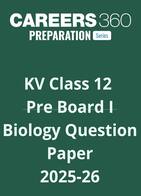 KV Class 12 Pre Board Biology Question Paper 2025 –26