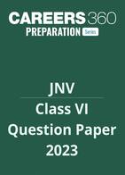 JNV Class VI Question Paper 2023