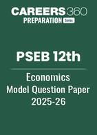 PSEB 12th Economics Model Question Paper 2025-26