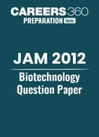 JAM 2012 Biotechnology Question Paper