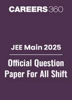 JEE Main 2025 January Session Official question Paper for All Shifts