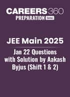 JEE Main 2025 Jan 22 Questions with Solution by Aakash Byjus (Shift 1 & 2)