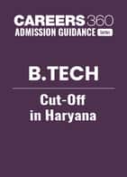 B.Tech Cut-Off in Haryana
