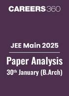 JEE Main 2025 Paper : Memory Based Questions and Analysis of 30th January (B.Arch)