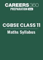 CGBSE Class 11th Mathematics Syllabus