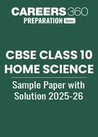 CBSE Class 10 Home Science Sample Paper with Solution 2025-26