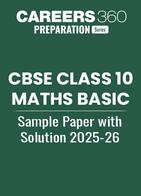 CBSE Class 10 Maths Basic Sample Paper with Solution 2025-26