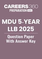 MDU 5-year LLB Official Question Paper With Answer Key