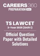 TS LAWCET 3-year 2025 (Shift 1) Official Question Paper with Detailed Solutions