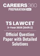 TS LAWCET 3-year 2025 (Shift 2) Official Question Paper With Detailed Solutions