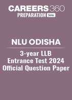 NLU Odisha 3-year LLB 2024 Official Question Paper