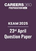 KEAM 2025 April 23 Question Paper with Answer Key