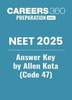NEET 2025 Answer Key by Allen Kota (Code 47)