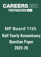 MP Board Class 11 Accountancy Half Yearly Question Paper 2025