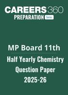 MP Board Class 11 Chemistry Half Yearly Question Paper 2025