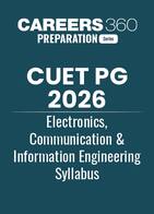 CUET PG 2026 Electronics, Communication and Information Engineering Syllabus