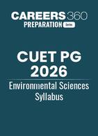 CUET PG 2026 Environmental Sciences Syllabus